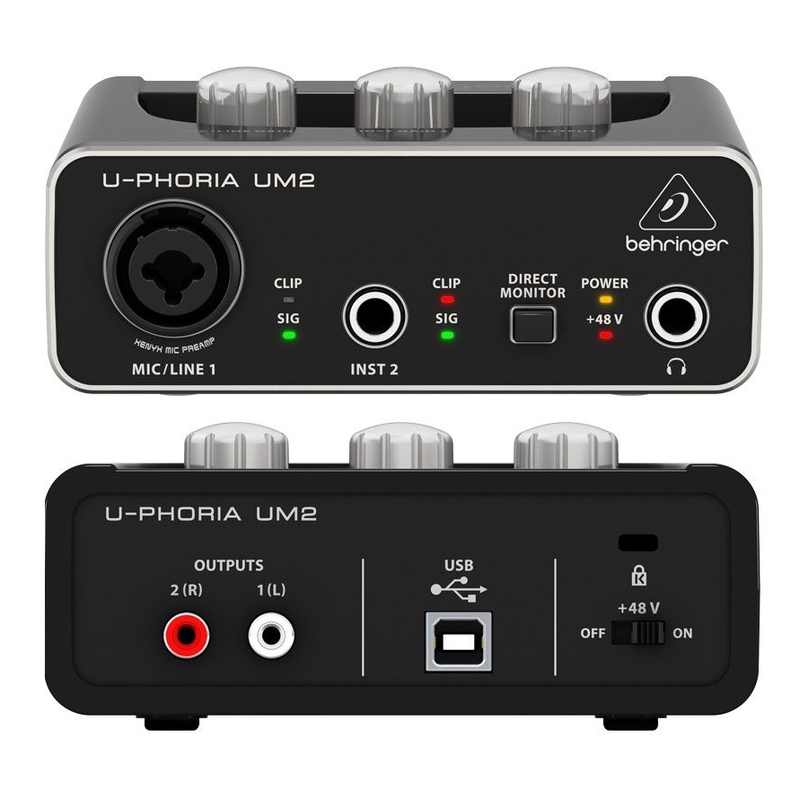 INTERFACE DE AUDIO USB BEHRINGER UM2 U-PHORIA