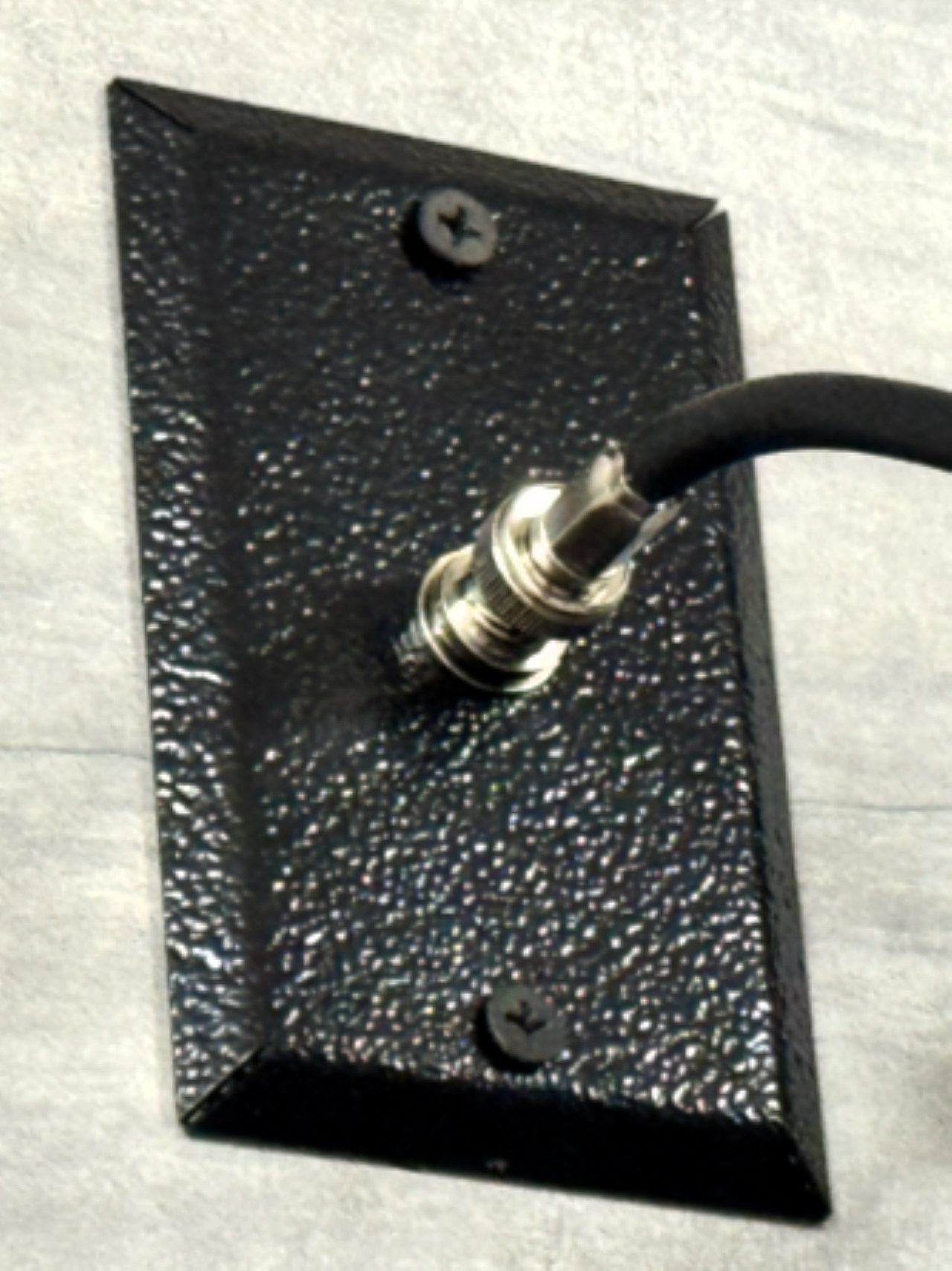 PLACA DE PARED X 1 BNC/SDI HEMBRA 75 ohm