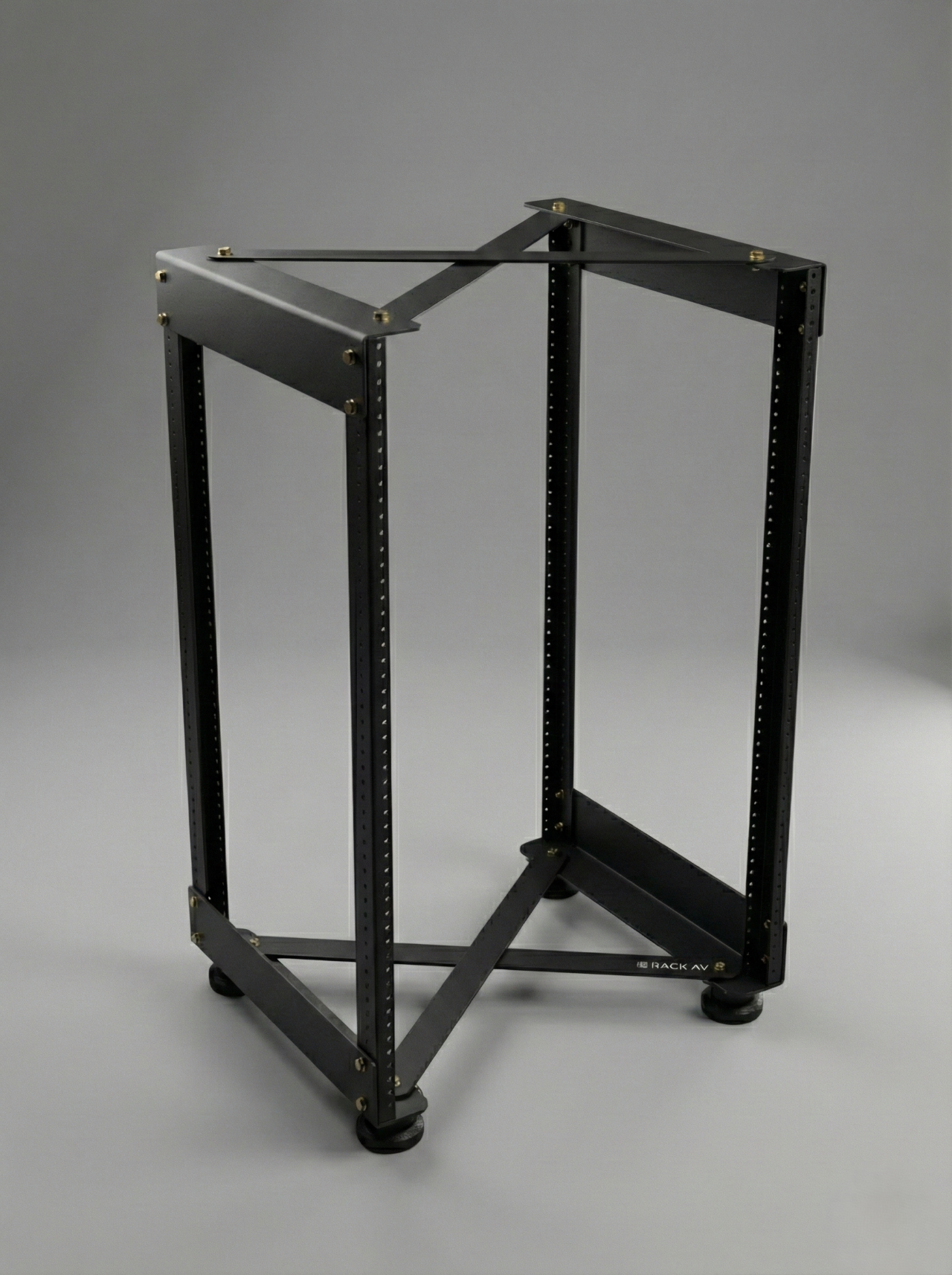 RACK DE 18U, PDU DE VIDEO 25 AMP, 4 BANDEJAS Y MULTITOMA 10 SALIDAS
