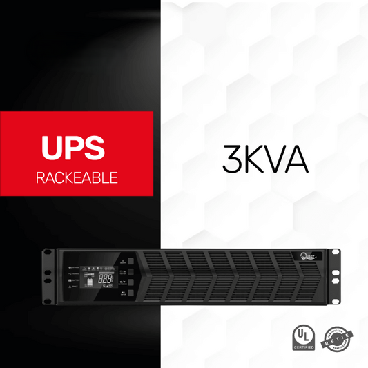 UPS ONLINE 3KVA – MONOFASICA – RACKEABLE