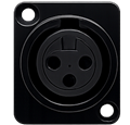 CONECTOR TIPO D XLR HEMBRA