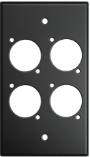 Placa Pared Tipo D x4 para caja 5800