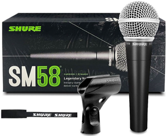MICRÓFONO ALAMBRICO VOCAL SHURE SM58